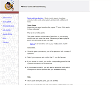 Tablet Screenshot of alltrivia.net